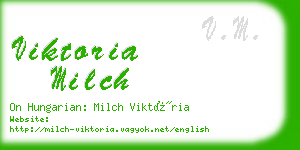 viktoria milch business card